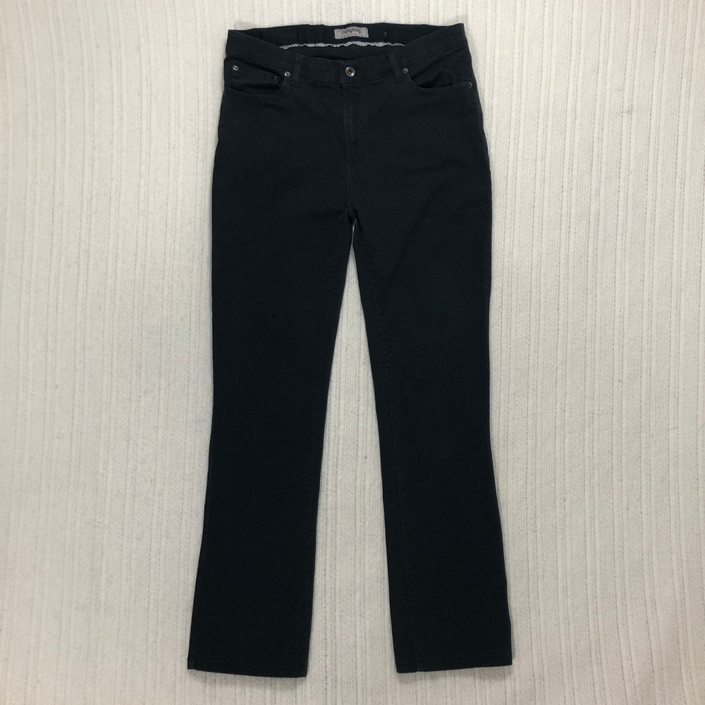 One Day Away Stretch Straight Leg Dark Wash Jeans Women's Size 8 Petite